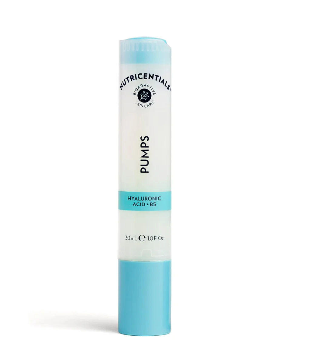 BOGO Nutricentials Pumps Hyaluronic Acid + B5 – 24‑Hour Hydration with Bioadaptive Botanicals