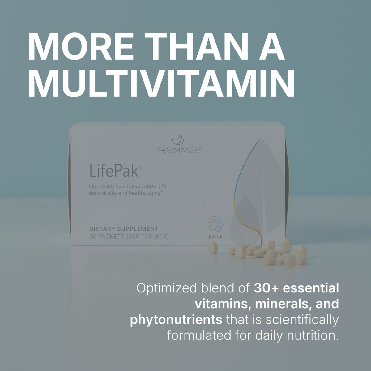 Pharmanex LifePak Tablets – Daily Multivitamin & Antioxidant Blend (30 Packets)