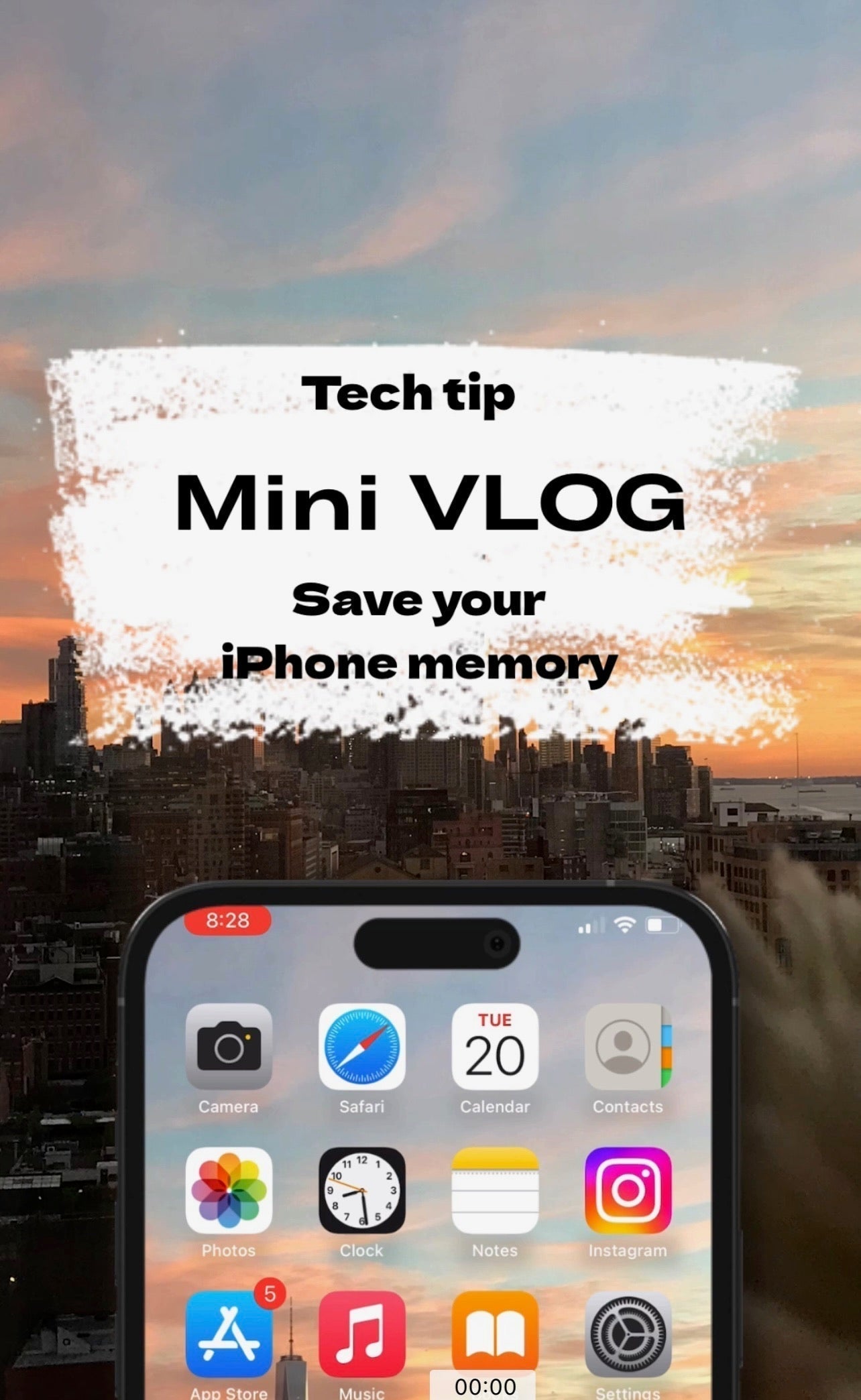 MiniVlog Save your iPhone memory