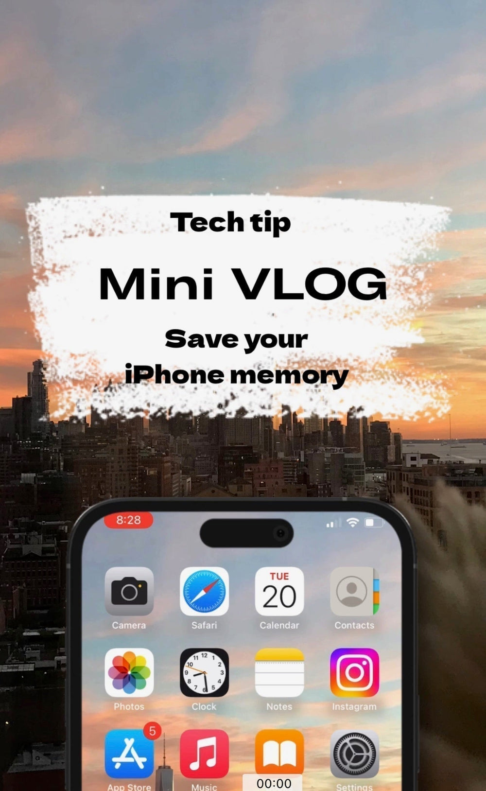 MiniVlog Save your iPhone memory