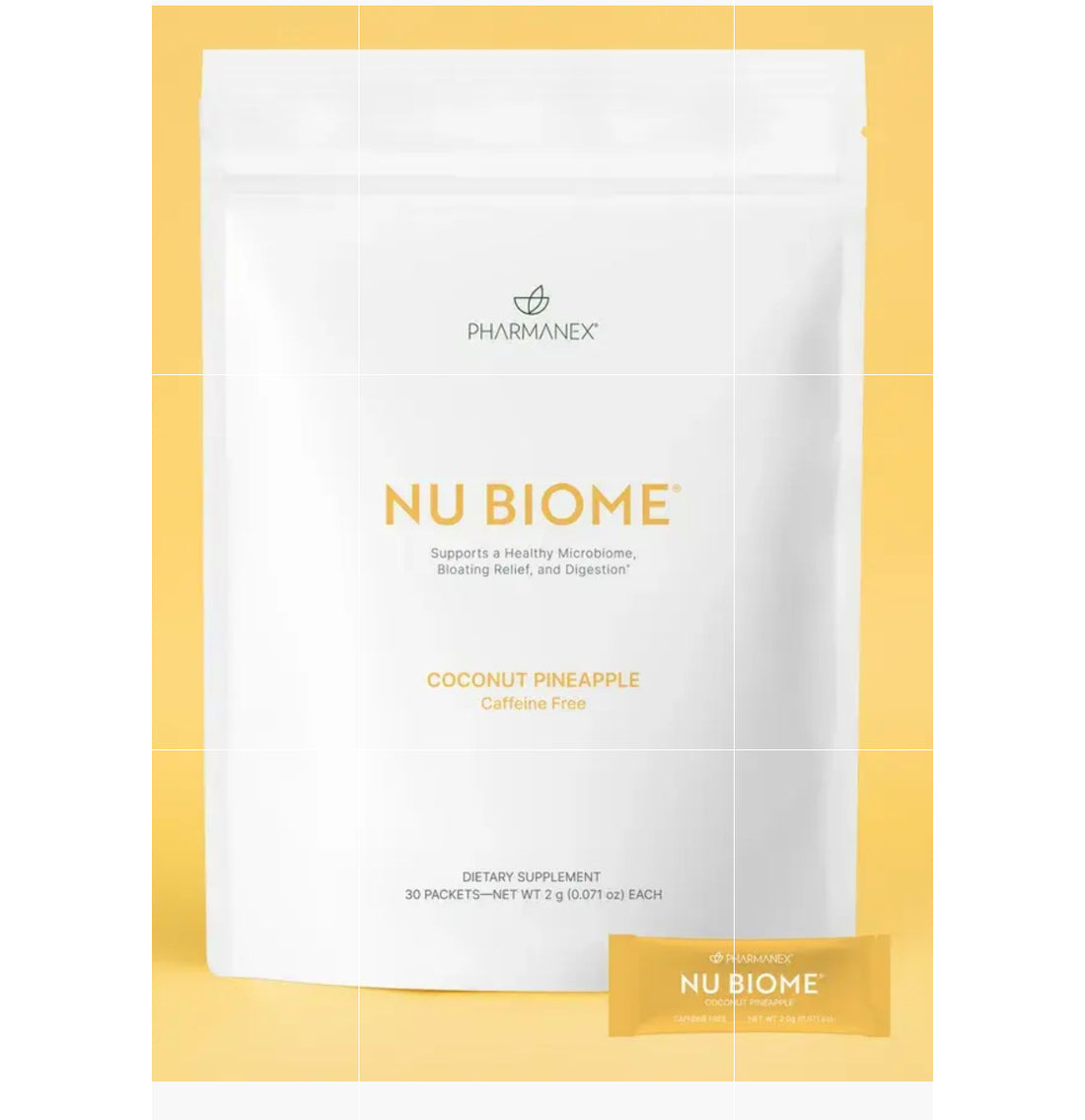 Nu Biome Caffeine Free - Coconut Pineapple