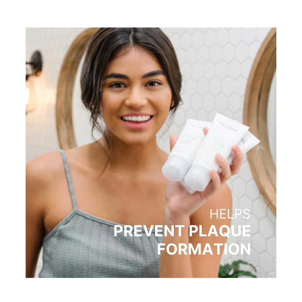 AP24 Whitening Fluoride-FREE helps prevent plaque formation