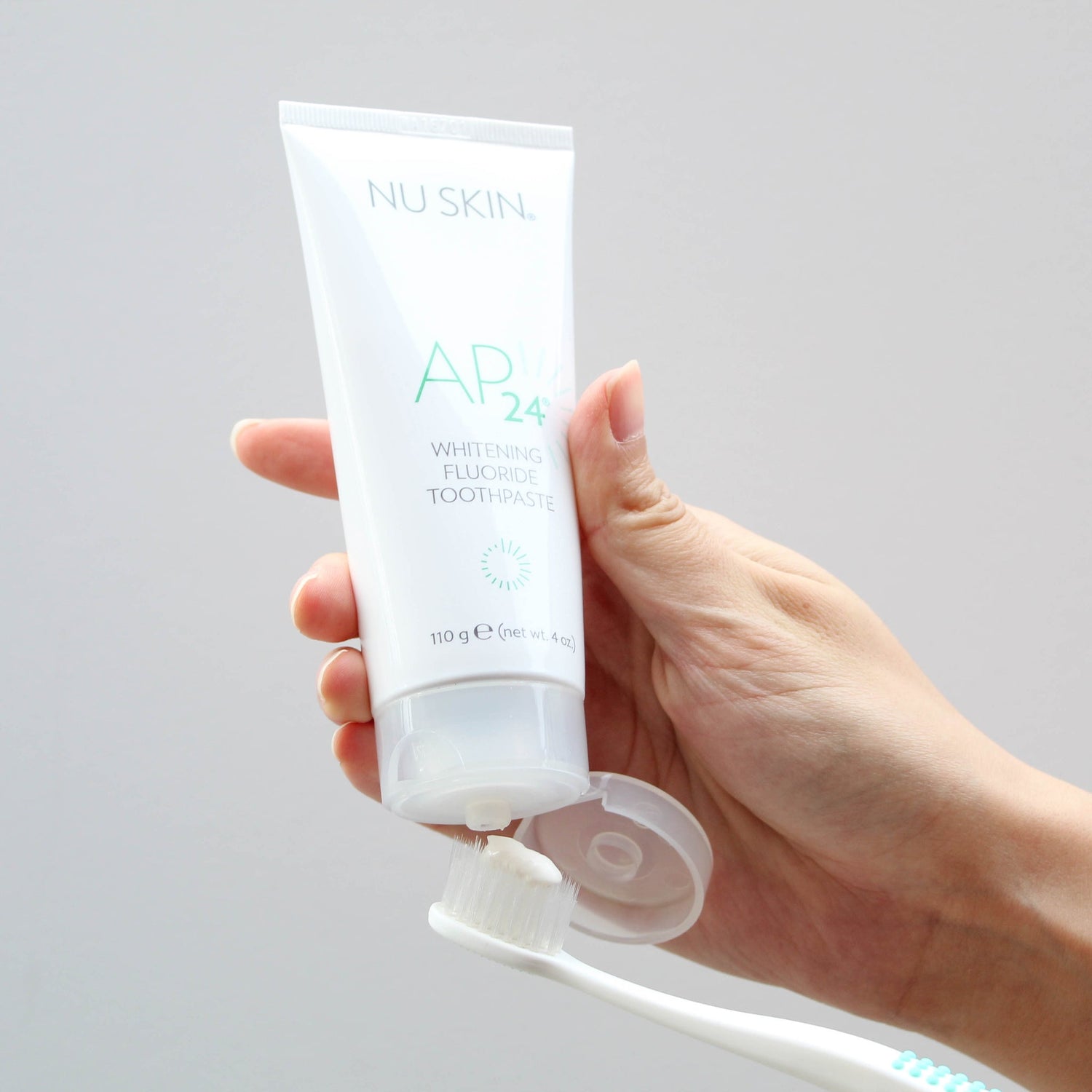 AP24 Whitening Fluoride Toothpaste by Nu Skin for stain removal and oral care
