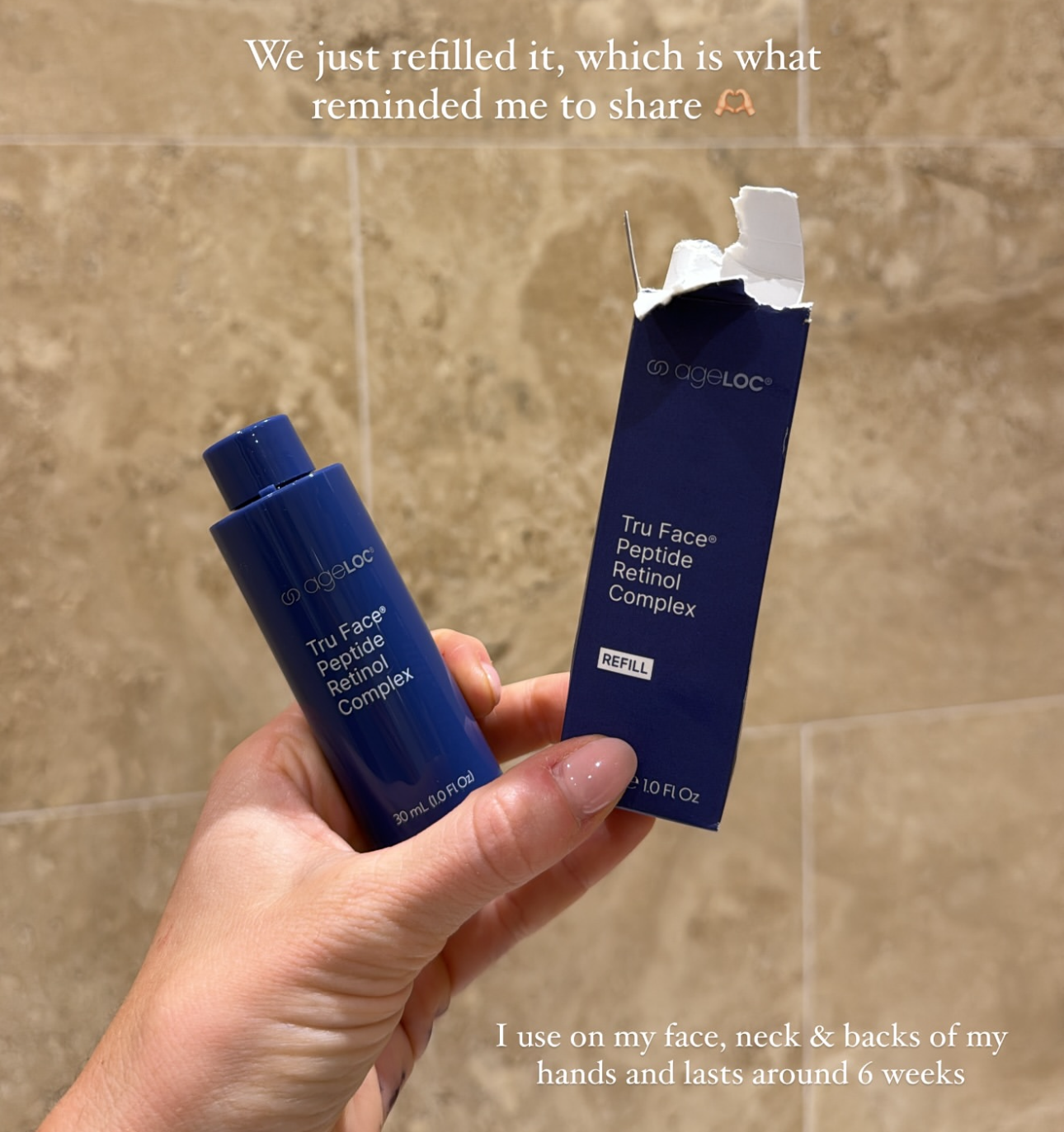 ageLOC Tru Face Peptide Retinol Complex