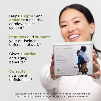 LifePak Supplement Facts Panel
