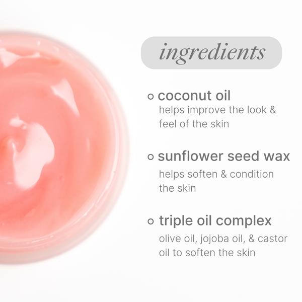 Nu Colour Lip Mask jar ingredients
