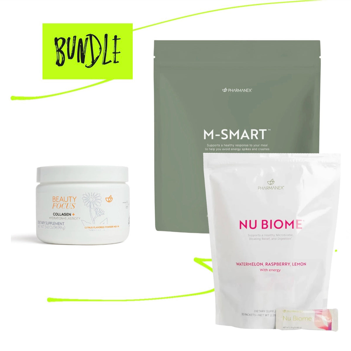 Triple bundle with Citrus collagen and Regular Nu Biome