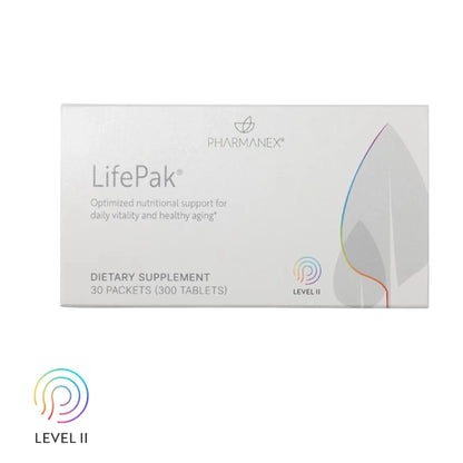 Pharmanex LifePak Tablets box, 30 packets (300 tablets) by Nu Skin