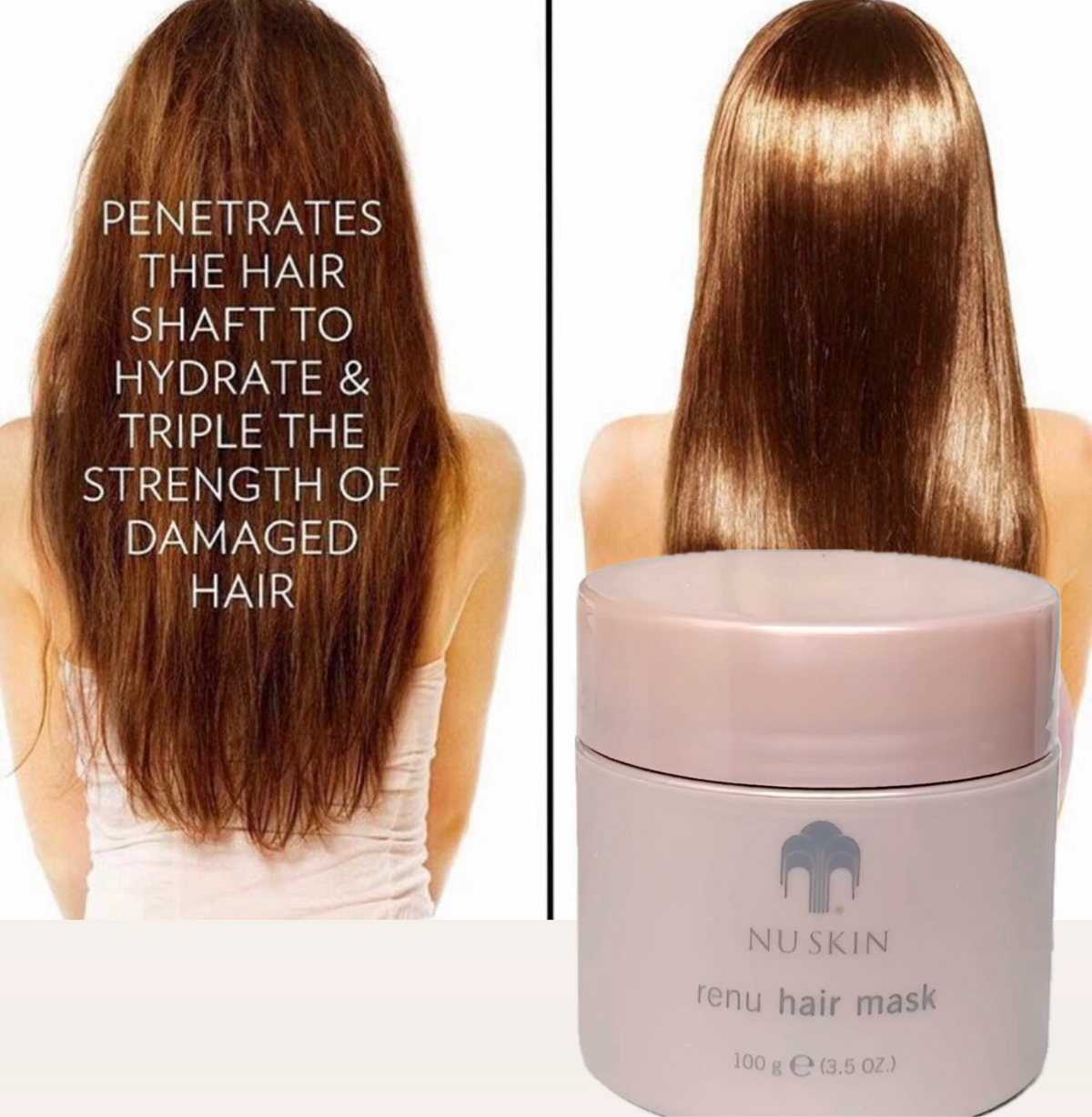 Nu Skin ReNu Hair Mask in a hair care routine
