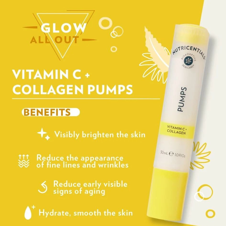 Nutricentials Pump Vitamin C + Collagen – Brightening Serum