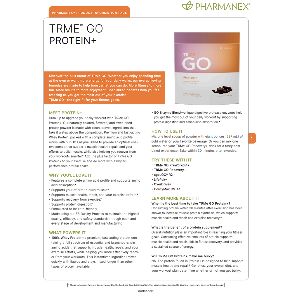 TRMe GO Protein+ Clean Whey Protein with Enzyme Support
