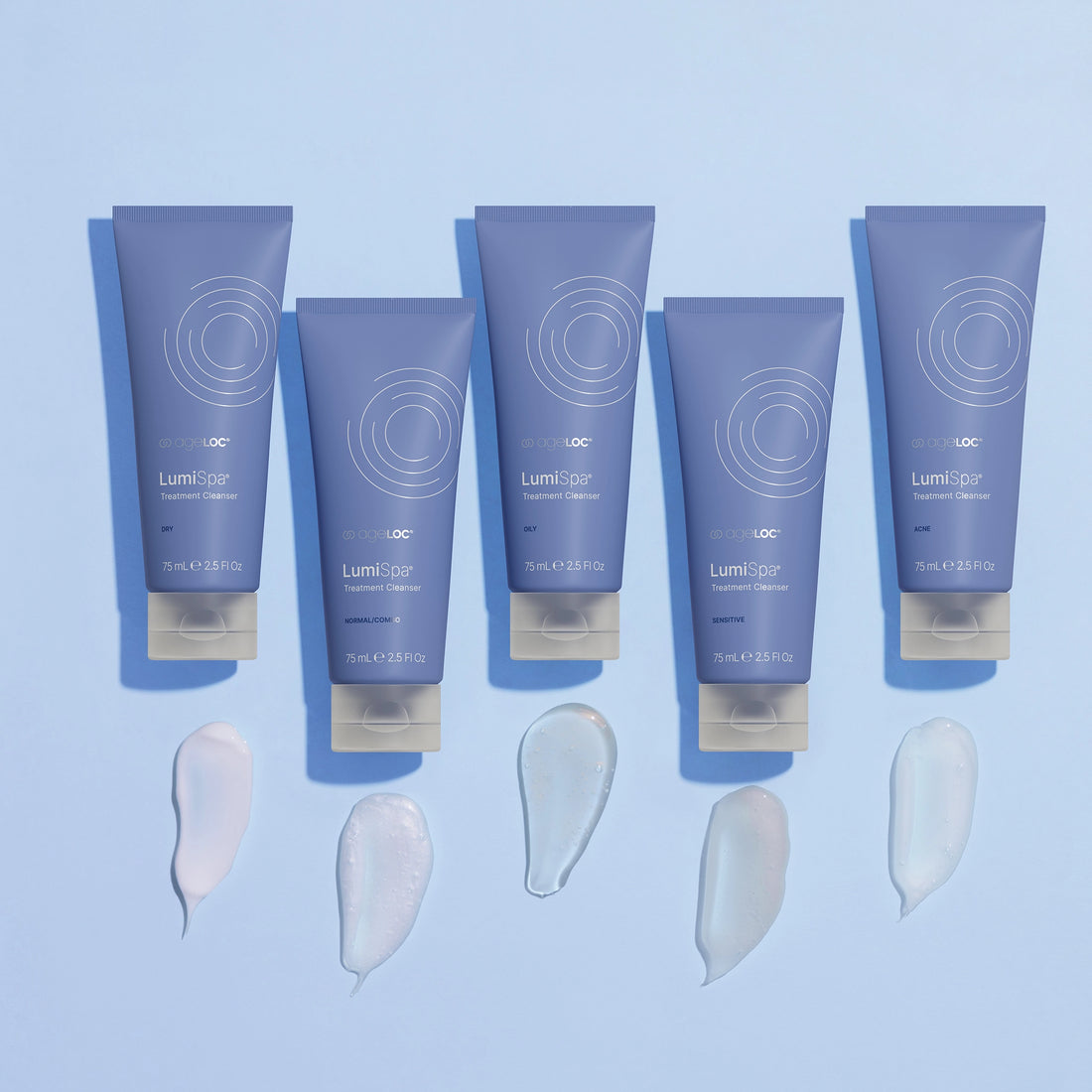 Nu Skin ageLOC LumiSpa Treatment Cleanser Textures