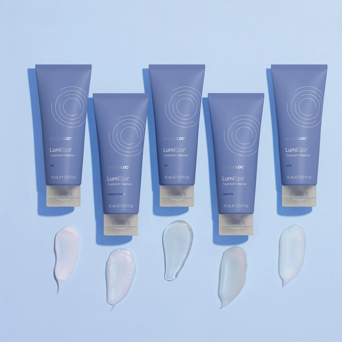 Nu Skin ageLOC LumiSpa Treatment Cleanser Textures