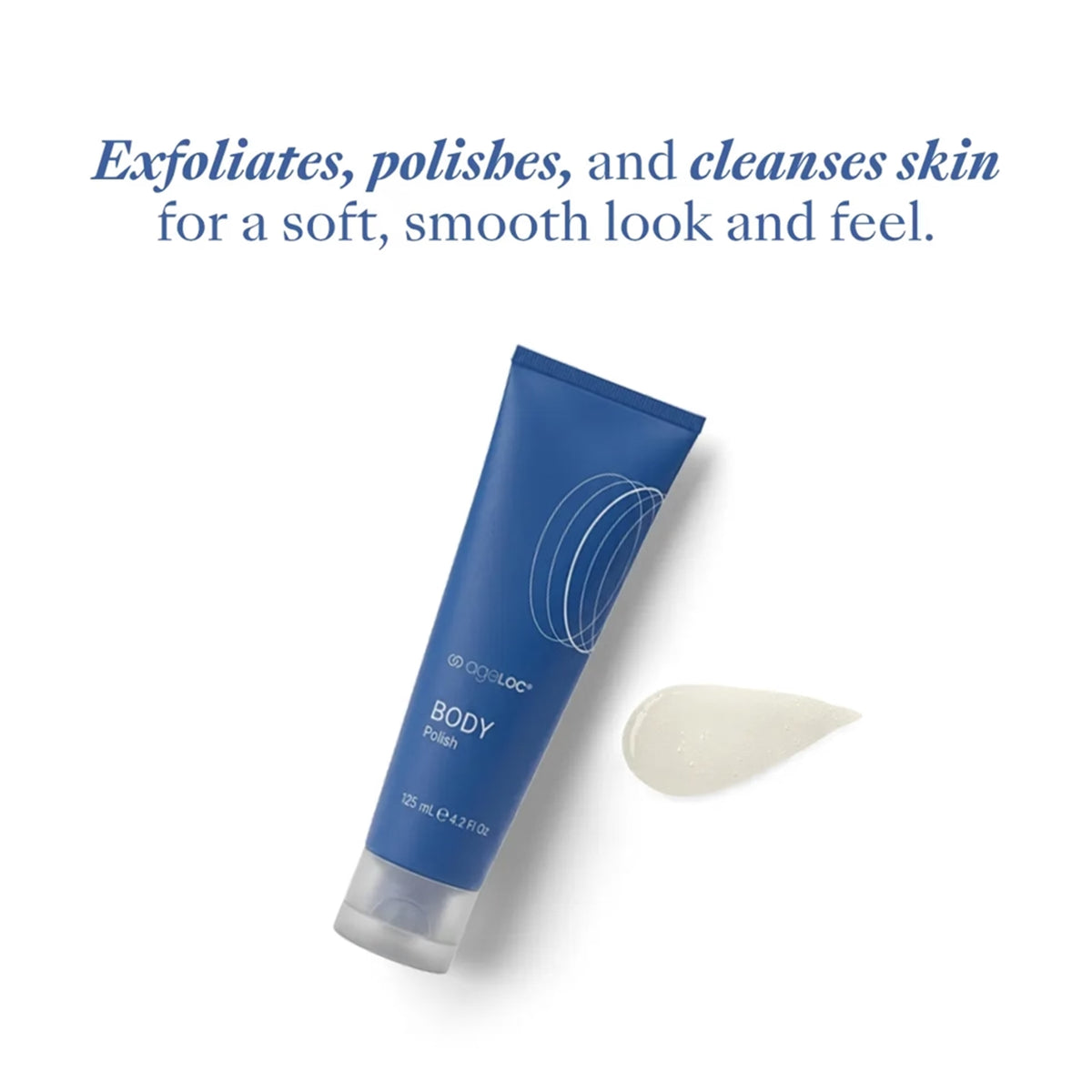 ageLOC Dermatic Effects Body Lotion packaging and texture