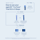 Travel-size ageLOC Tru Face skincare set
