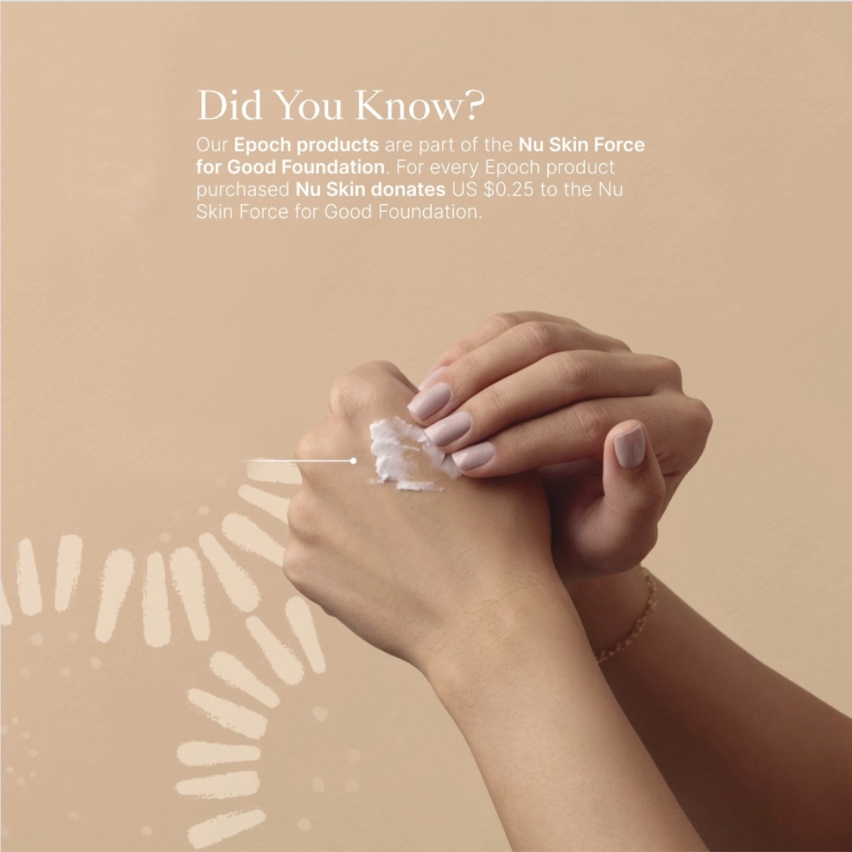 Epoch Hand Cream by Nu Skin – moisturizing botanical hand cream