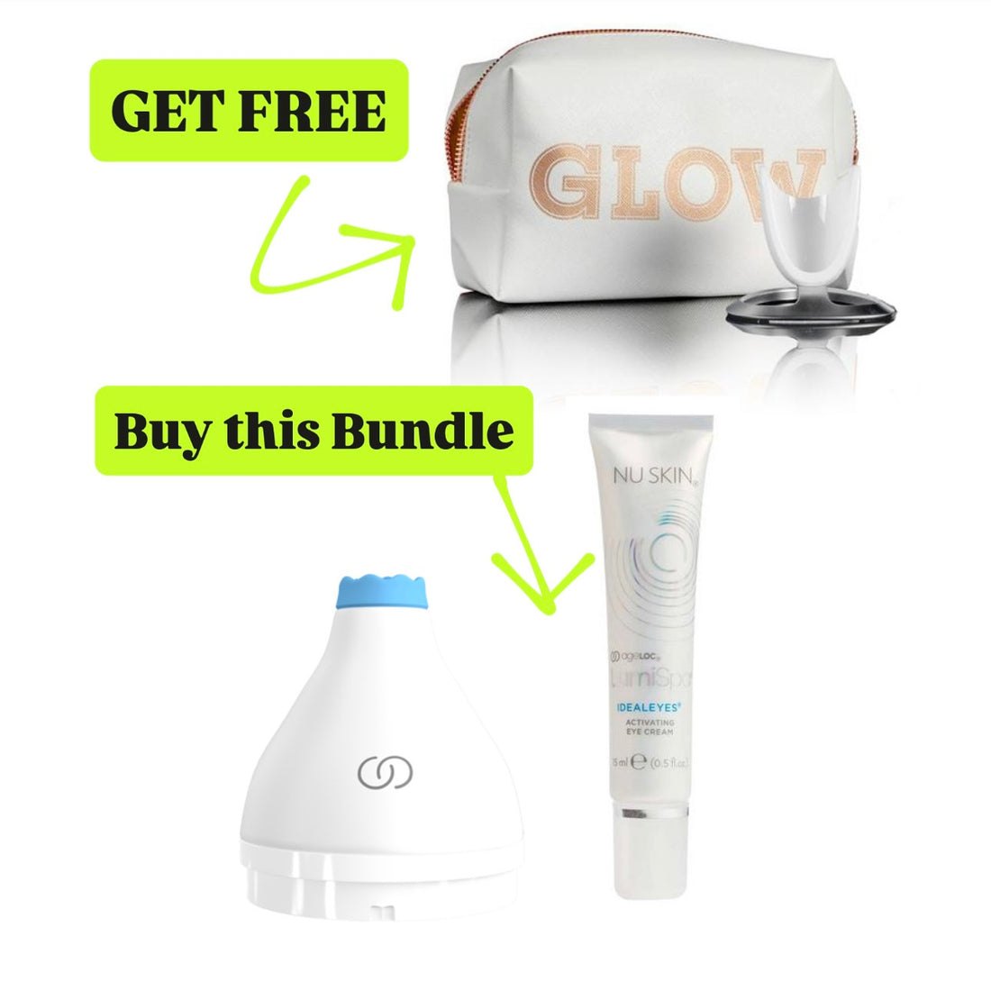 ageLOC LumiSpa Accent &amp; IdealEyes Activating Eye Cream Bundle + Gift