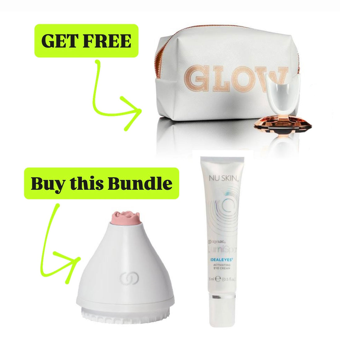 ageLOC LumiSpa Accent &amp; IdealEyes Activating Eye Cream Bundle + Gift