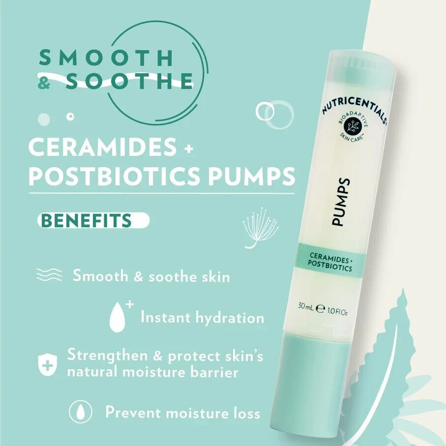 Nutricentials Ceramides Pump + Postbiotics – Barrier Repair Serum